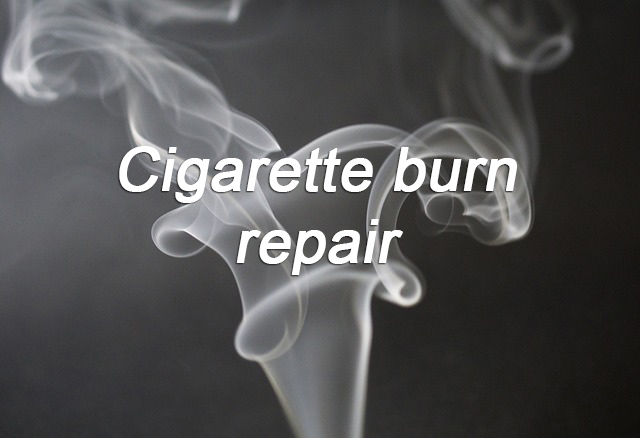 Cigarette burn repair - Mobile Auto and Car Detailing - Elizabethtown, NY